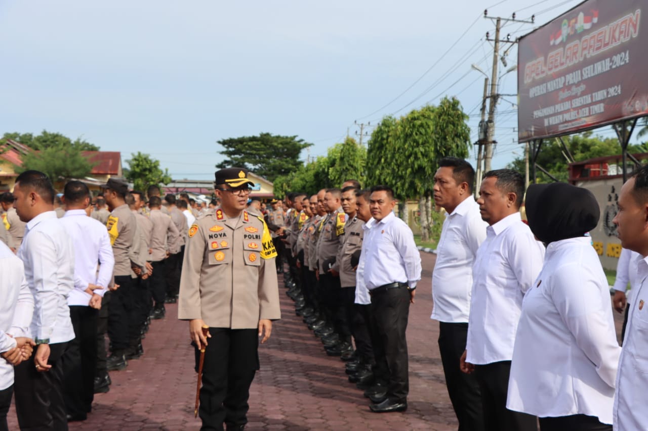 Pimpin Gaktibplin, Kapolres Aceh Timur: “Sebagai Anggota Polri Harus Bisa Memberi Contoh Yang Baik Bagi Masyarakat