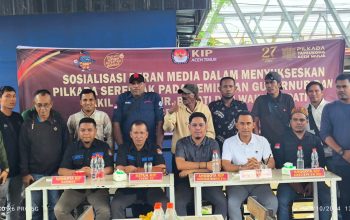 KIP Aceh Timur Ajak Insan Media Bantu Sosialisasi Pilkada Damai 2024