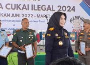 Satpol PP Garut Terima Penghargaan atas Penindakan Barang Ilegal Terbanyak di Jawa Barat