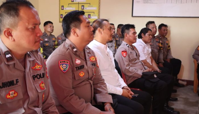 Kapolres Tanggamus AKBP Rivanda Kunjungi Polsek Talang Padang