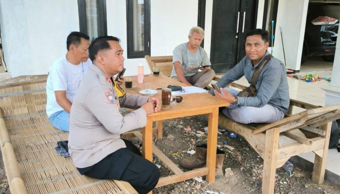 Cooling System, Bhabinkamtibmas Polsek Serang Baru Dialog dengan Warga Ajak Jaga Kamtibmas