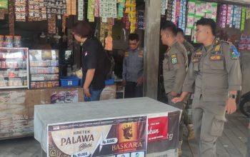 Giat Gabungan Sat Pol PP & Bea Cukai Jember Dalam Rangka Opgab Peredaran Rokok Ilegal Di Wilayah Kab. Bondowoso