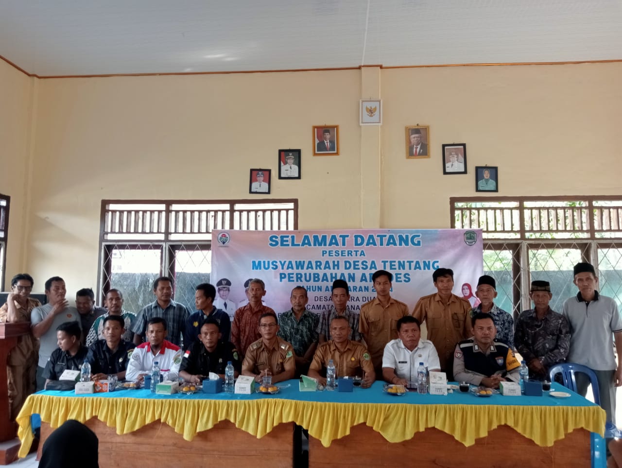 Musyawarah Desa (Musdes) Tahun Anggaran 2024 Berlangsung Dengan Lancar di Desa Muara Dua