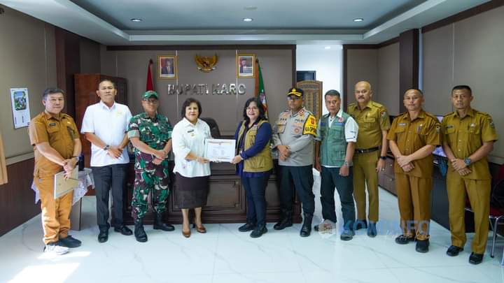 Bupati Karo Gelar Rapat Koordinasi Dengan BNPB RI