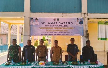 Pemerintah Desa Muara Sungai PALI Gelar Acara Musdes Tahun Anggaran 2025