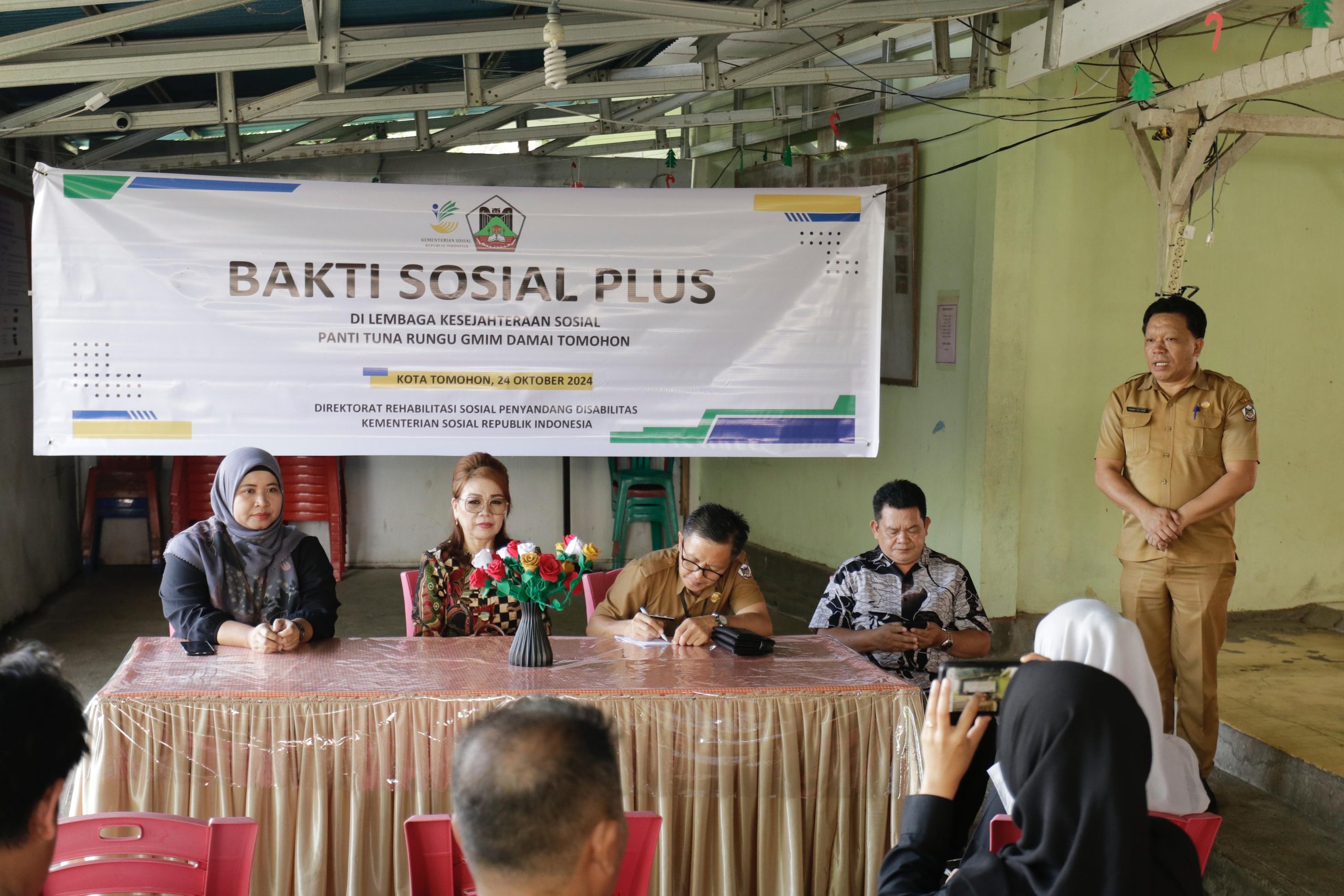 Baksos di Tomohon Manado, Kemensos Dukung Lembaga Kesejahteraan Sosial