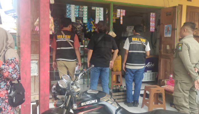 Giat Gabungan Sat Pol PP & Bea Cukai Jember Dalam Rangka Opgab Peredaran Rokok Ilegal Di Wilayah Kab. Bondowoso