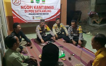 Jelang Pesta Demokrasi Kapolsek Cibarusah Ajak Warga Pererat Tali Persaudaraan