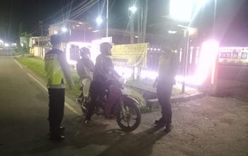 Polsek Talang Ubi Menggelar Kegiatan Rutin Yang Ditingkatkan (KRYD) Pada Jum,at Jalam