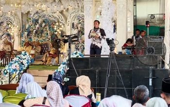 Calon Bupati PALI Devi Harianto SH,MH,  Hadiri Tasyakuran Khitanan (Gibran) Putra Kedua Kepala Desa Karang  Agung Abab