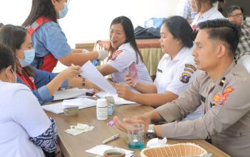 Polres Tanah Karo Gelar Bakti Kesehatan Donor Darah Sambut Hari Jadi Humas Polri ke-73