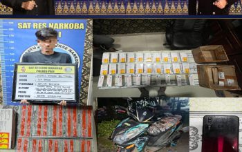 Diduga Dengan Sengaja Mengedarkan Obat Obatan Tanpa Izin, KI (24) Tahun ditangkap Reserse Narkoba Polres PALI