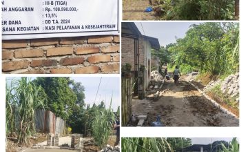 Jalan Pemukiman Dibangun Paving Blok, Warga Ucapkan Terima Kasih Bapak Kades Mareindal I Ir. Ardianto