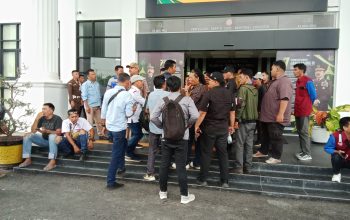 Wartawan PALI Geruduk Diskominfo: Tuntut Transparansi Anggaran, Langsung Lapor ke Kejari PALI