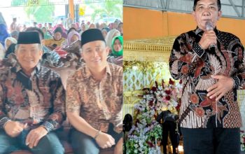 Calon Wakil Bupati PALI, Nomor Urut 1 H.M Ferdinand Hadiri Resepsi Pernikahan, di Desa Prambatan 