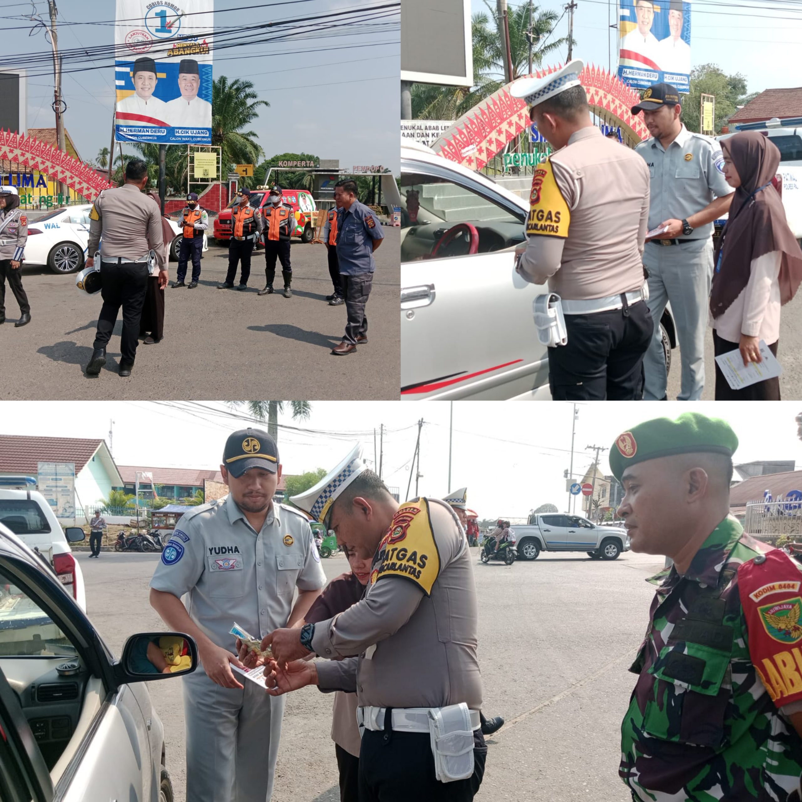 Polres PALI Gelar Razia Gabungan Lintas Sektoral untuk Tingkatkan Keselamatan Berlalu Lintas