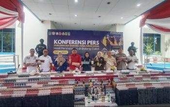 Bea Cukai Bekasi Musnahkan 5 Juta Batang Rokok dan Barang Ilegal Lain Senilai 7,1 Miliar