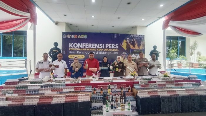 Bea Cukai Bekasi Musnahkan 5 Juta Batang Rokok dan Barang Ilegal Lain Senilai 7,1 Miliar