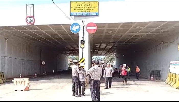 Underpass Jalan KH Ma’mun Nawawi Desa Sukaragam Sudah Dapat Digunakan Pengguna Jalan