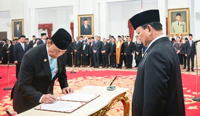 Presiden Prabowo Resmi Lantik para Penasihat Khusus, Utusan Khusus, dan Staf Khusus Presiden