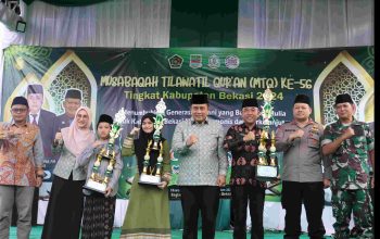 Berikut Peringkat Prestasi Kecamatan pada MTQ ke-56 Tingkat Kabupaten Bekasi 2024