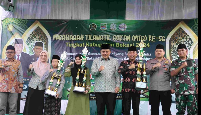 Berikut Peringkat Prestasi Kecamatan pada MTQ ke-56 Tingkat Kabupaten Bekasi 2024