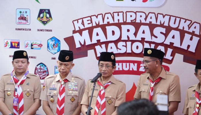 Siapkan Generasi Adaptif dan Kreatif, Menag akan Kembangkan Gerakan Kepramukaan Madrasah