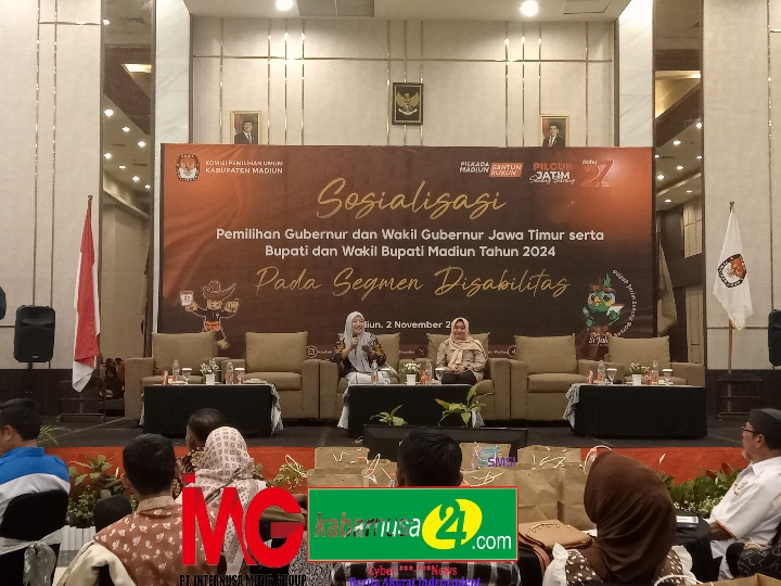 KPU Kabupaten Madiun Gelar Sosialisasi dan Pendidikan Pemilih Bagi Penyandang Disabilitas dalam Rangka Pemilihan Kepala Daerah (Pilkada ) serentak Tahun 2024