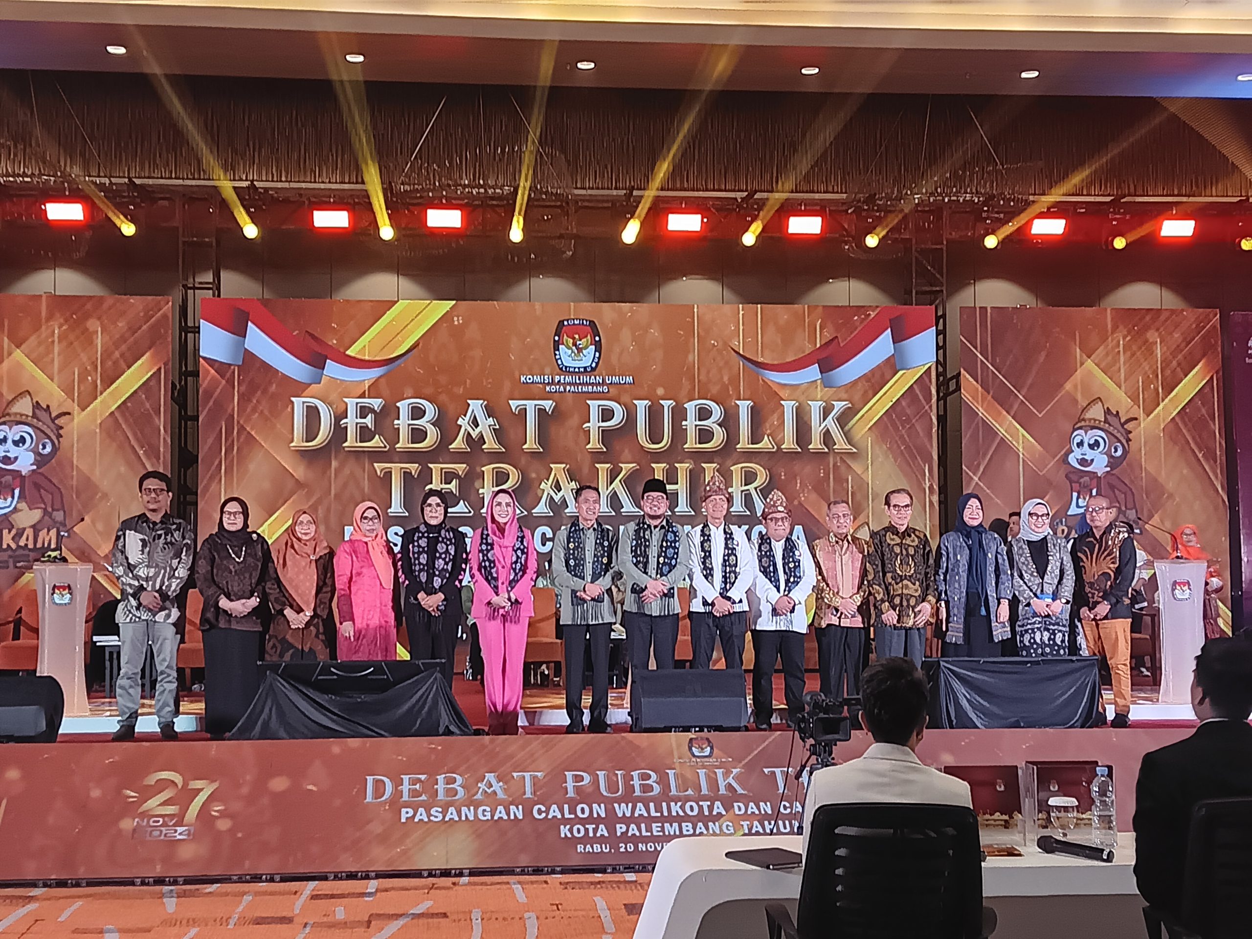 KPU Kota Palembang Gelar Debat Publik Terakhir Walikota Dan Wakil Walikota