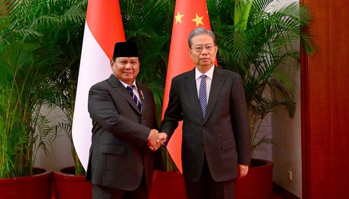 Bertemu Zhao Leji, Presiden Prabowo Tegaskan Komitmen Pererat Hubungan Indonesia-Tiongkok