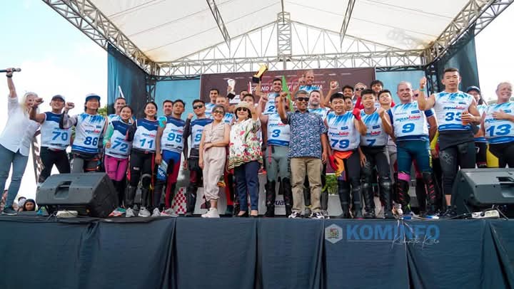 Kejuaraan Aquabike Jetski Dunia 2024 Resmi Dibuka di Kabupaten Karo