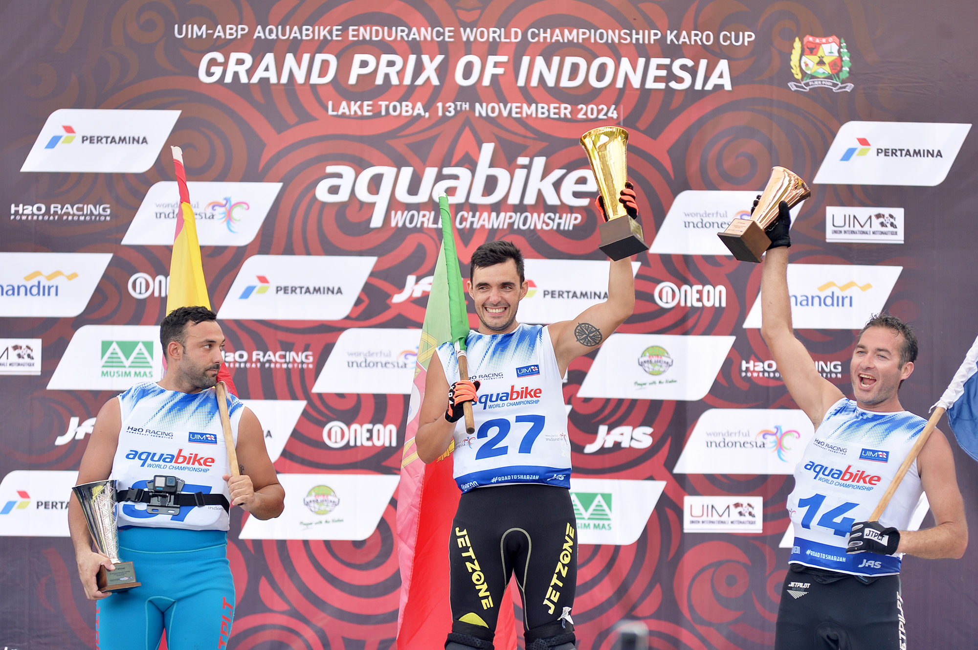 Juara Aquabike World Championship 2024 Karo Cup Sebut Seri Danau Toba Spesial