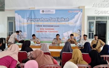 Penyerahan Sertifikat PTSL 2024 di Desa Gunosari, Kecamatan Tlogosari Bondowoso