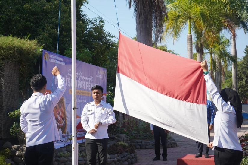 Upacara Peringatan Sumpah Pemuda di Kantah Kabupaten Bondowoso: Meneguhkan Semangat Pemuda Bangsa