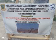 Terindikasi Abaikan Keselamatan, Proyek TBM Tahap II Disporapar Mojokerto Kota di Kelurahan Blooto Tuai Sorotan