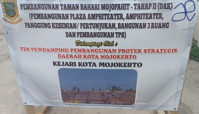 Terindikasi Abaikan Keselamatan, Proyek TBM Tahap II Disporapar Mojokerto Kota di Kelurahan Blooto Tuai Sorotan