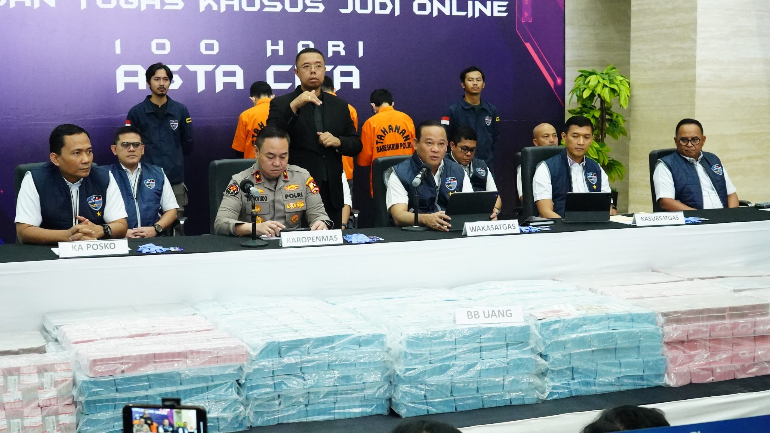 Sita Rp78,1 Miliar dari Judol Internasional, Komitmen Polri atas Asta Cita Presiden Prabowo