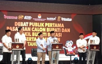 Debat Perdana Pilkada Kabupaten Bekasi 2024, Tiga Paslon Sampaikan Visi Misi dan Program Andalan