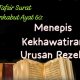 Menepis Kekhawatiran Urusan Rezeki