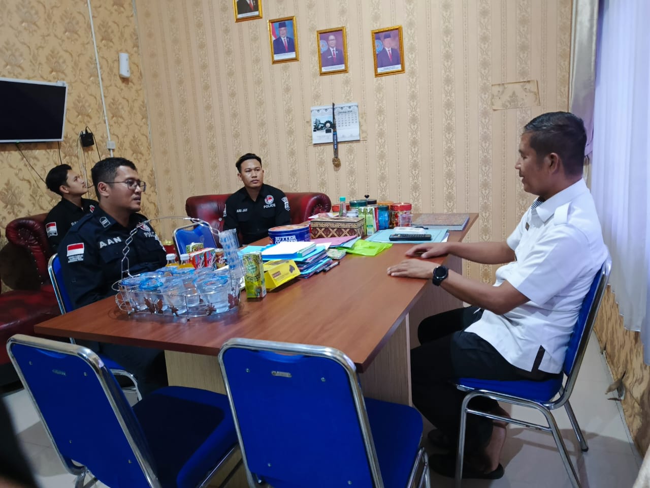 Sat Resnarkoba Polres PALI Bersama Badan Narkotika Nasional Kabupaten (BNNK) Muara Enim Melaksanakan kegiatan Silaturahmi