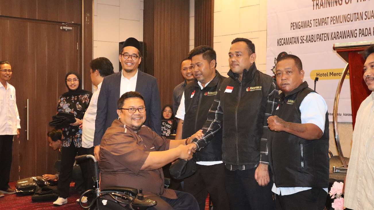 Ketum PPDI, Apresiasi Bawaslu Kabupaten Karawang atas Pelantikan Satgas Pengawas Pilkada dari Kalangan Disabilitas