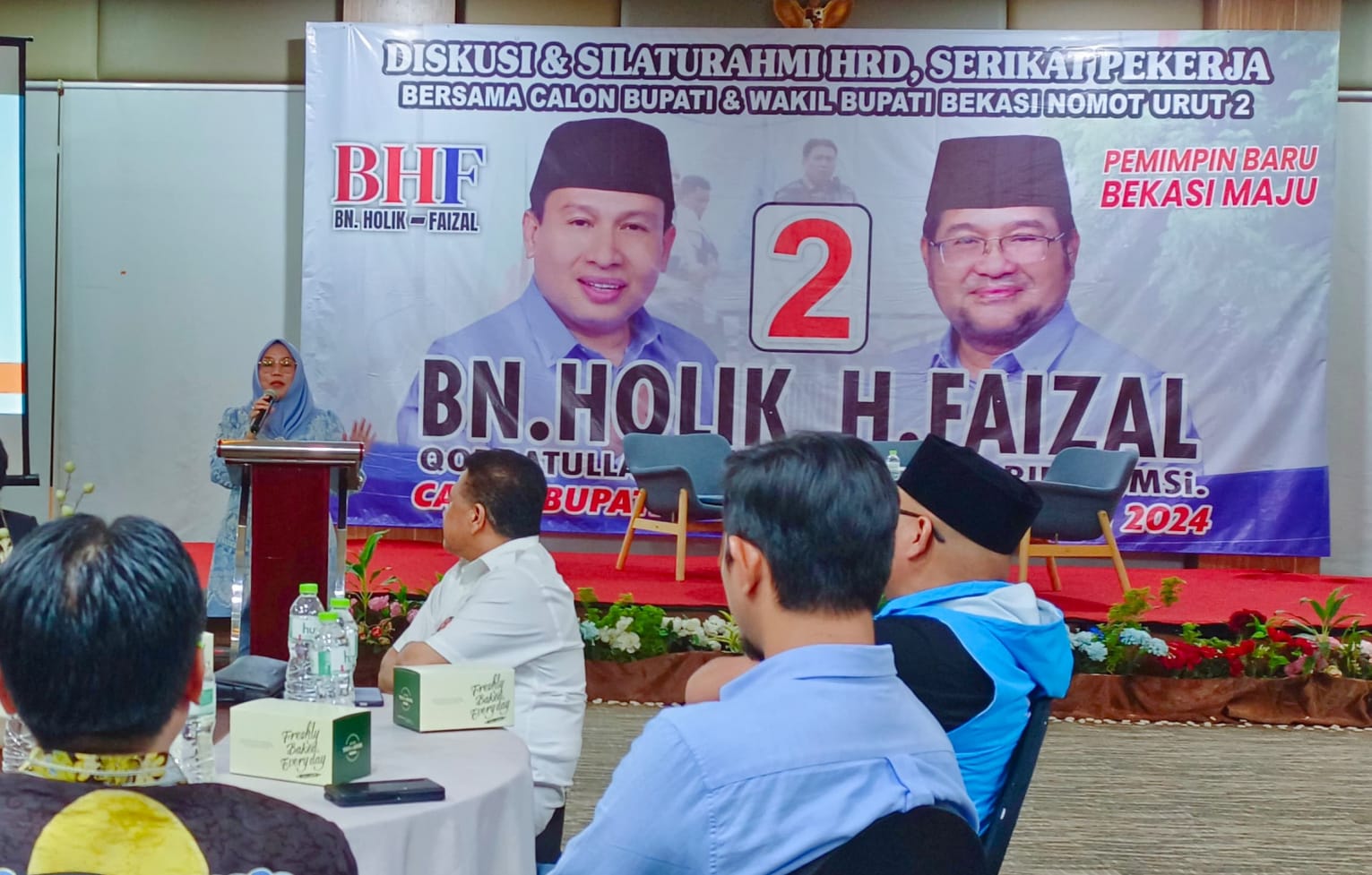 Ratusan HRD dan Serikat Pekerja Optimis, BN Holik-Faizal Bisa Bawa Kemajuan Memimpin Kabupaten Bekasi