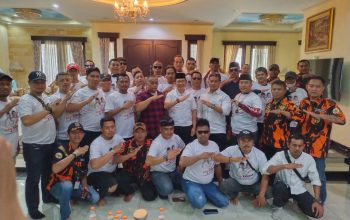 KOTI Mahatidana Pemuda Pancasila MPC Kabupaten Bekasi Dukung Dani Ramdan-Romli