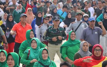 Ribuan Peserta Meriahkan Jalan Sehat HUT ke-26 Korem 051/WKT di Meikarta