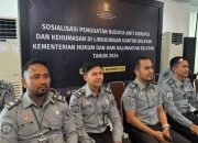 Berantas Korupsi, Lapas Banjarmasin Ikuti Sosialisasi Penguatan Kehumasan dan Publikasi Budaya Anti Korupsi