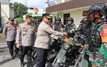 Pimpin Apel Patroli Skala Besar, Kapolrestabes Medan: Hukum Tertinggi Adalah Keselamatan Masyarakat