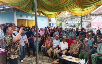 Polsek Penukal Abab Amankan Kegiatan Kampanye Dialogis Pasangan Calon Bupati PALI Nomor Urut 01