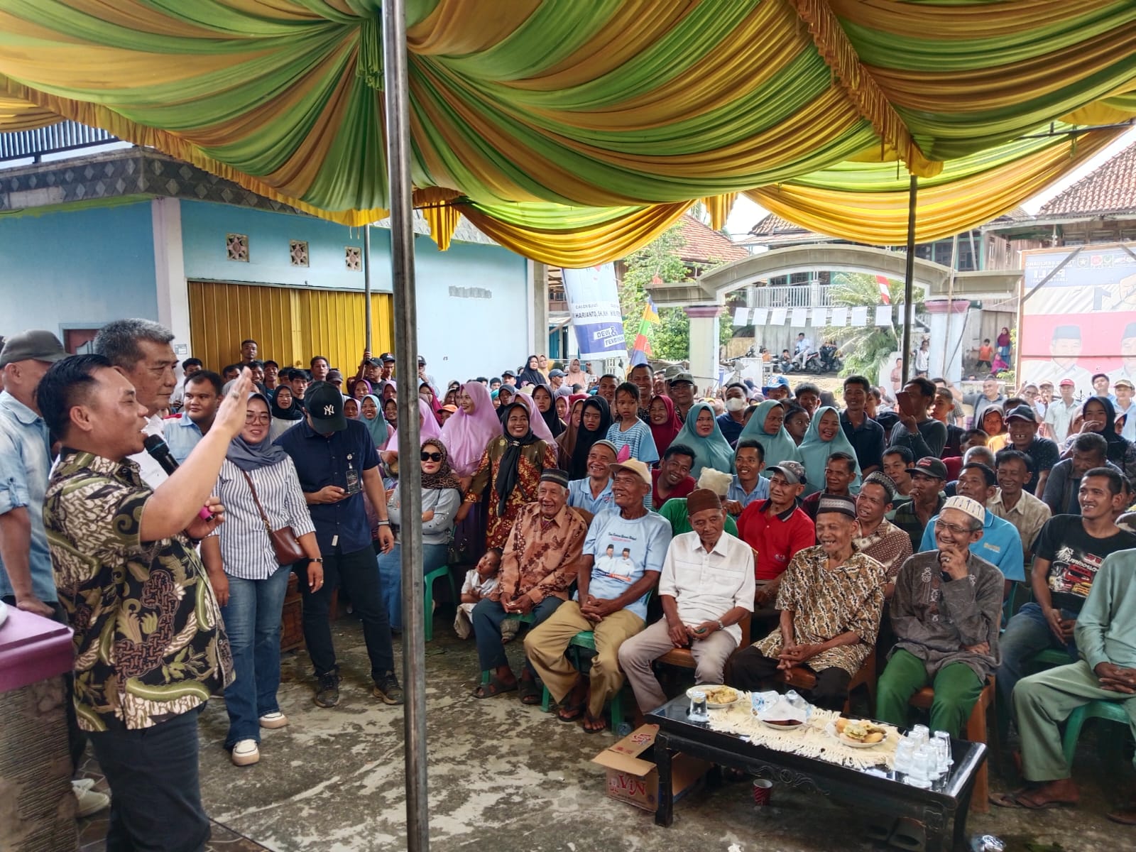 Polsek Penukal Abab Amankan Kegiatan Kampanye Dialogis Pasangan Calon Bupati PALI Nomor Urut 01