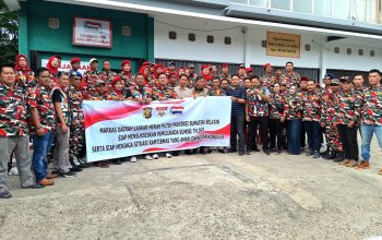 Ratusan Anggota Laskar Merah Putih Provinsi Sumsel Berkomitmen siap Mensukseskan Pemilukada Serentak Tahun 2024 di Prov. Sumsel Aman, Damai Dan Kondusif