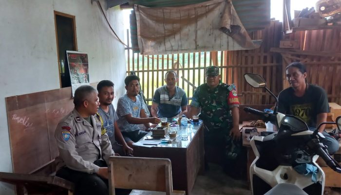 TNI – POLRI Sambang Kamtibmas Jelang Pemilukada, Ajak Warga Jaga Kondusifitas